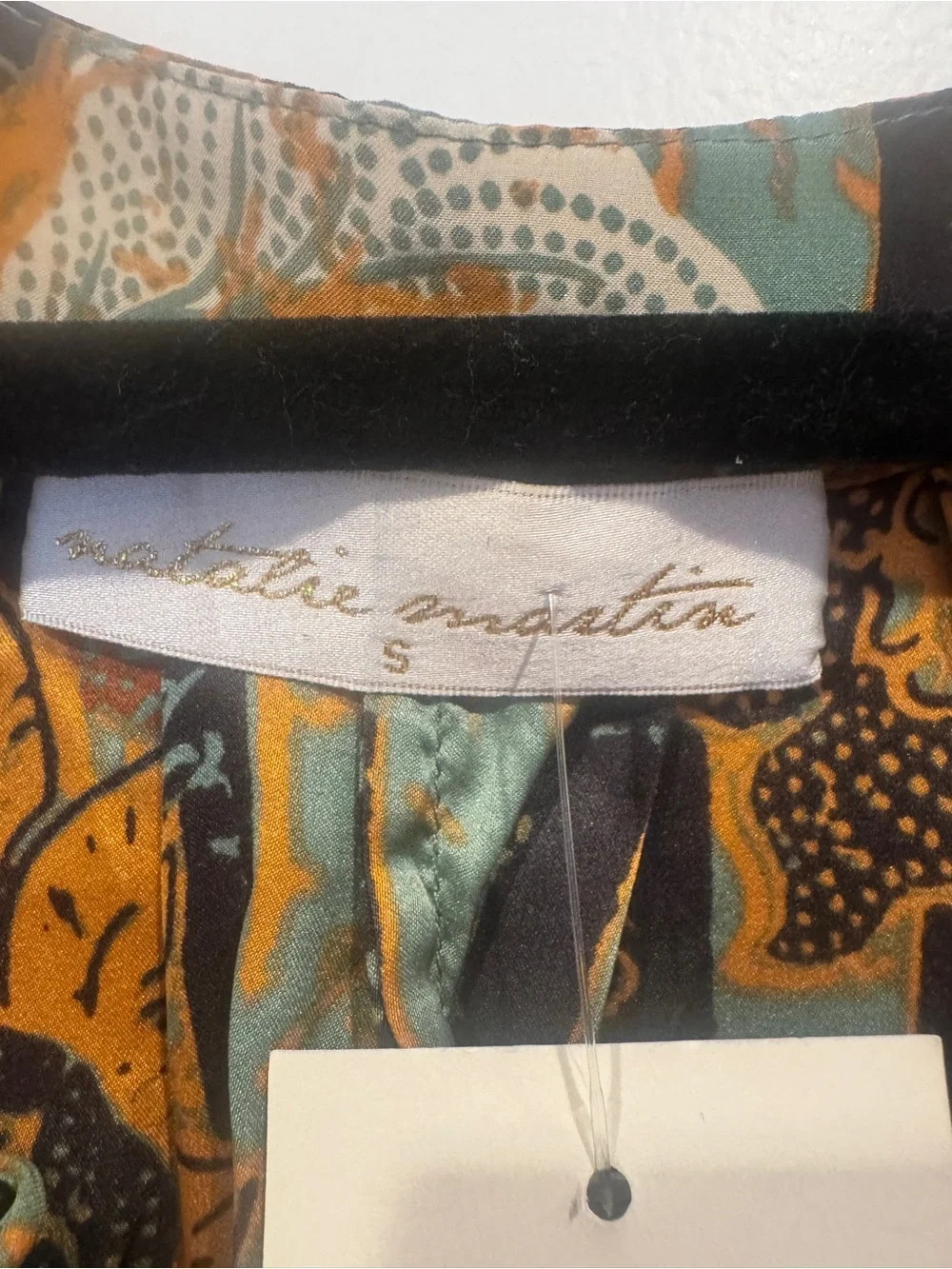 NWT Natalie Martin silk long sleeve Women's Dress - Picture 4 of 5